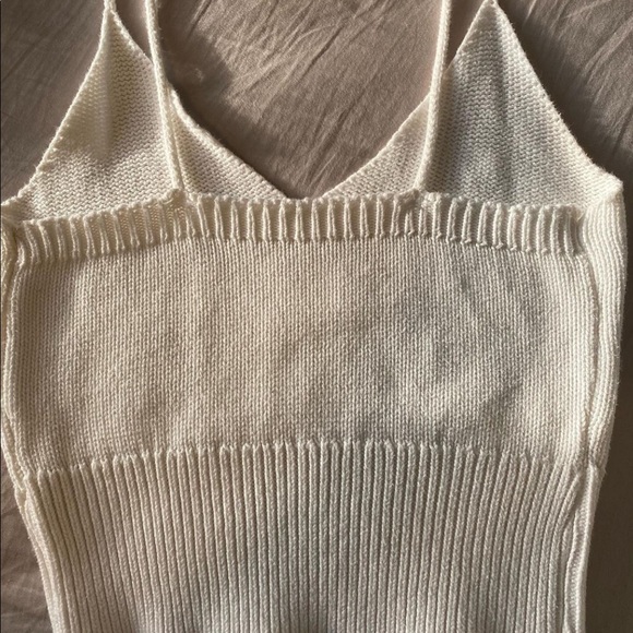 White knit tank top - Picture 2 of 2